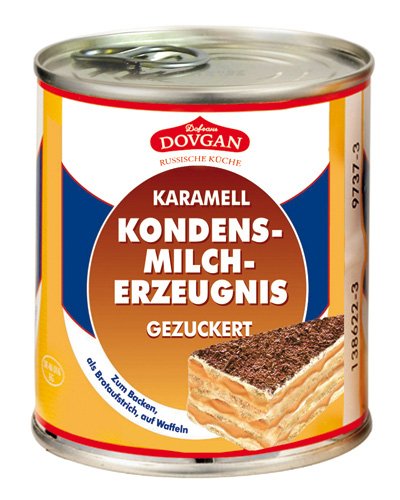 Dovgan Kondensmilch Gezuckert Karamell 397 g