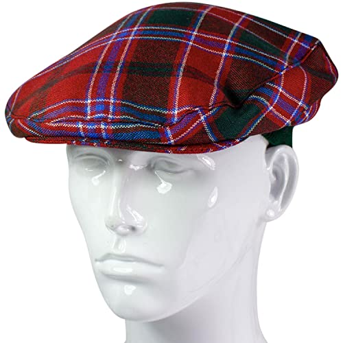 Casquette plate tartan Dalziel taille unique réglable - 2