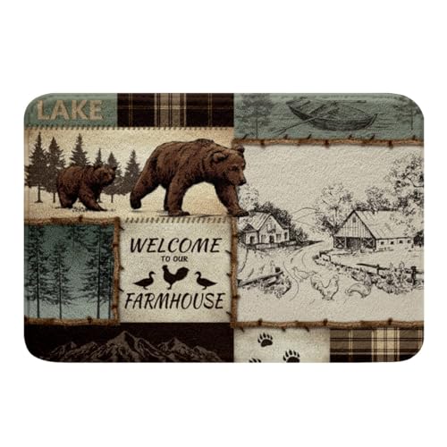 Rustic Farmhouse Bath Rugs 20
