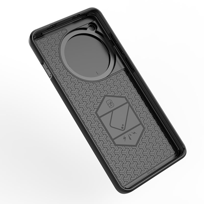 Image of CamShield Pro Case with Slide Camera Protection and 360 Protection Ring Stand Bumper Back Case Cover for OnePlus 12 5G (Blue)