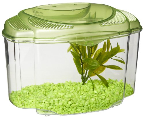 Marina Betta Pals Kit, Betta Fish Aquarium Starter Kit, Green, 13410