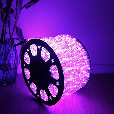 DINGFU 100ft Waterproof LED Rope Lights Cover