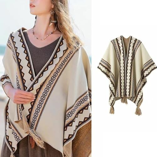 Châle long broderie ethnique pour sublimer une robe de soirée