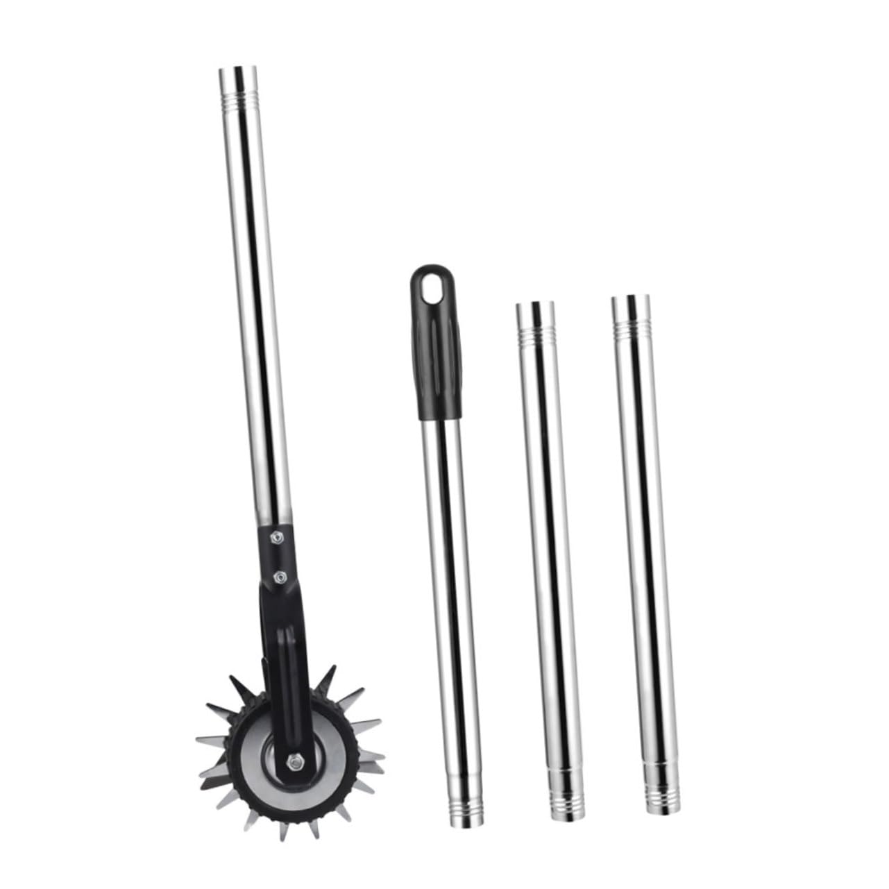 Happyyami Bordatore Manuale Rotante in Metallo per Prato Ruota, Attrezzo Giardino per Rifinitura Bordi, Utensile Manuale per Cura Prato Professionale