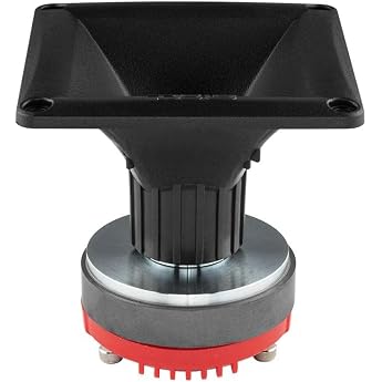 DS 18 Set PRO-DR1PK44 1 Horn Tweeter Compression Driver 11.5 x 11.5 cm 120 Watt RMS 240 Watt Max 8 Ohm 107.3 dB for Home Party Pack of 1