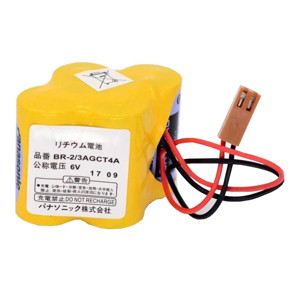 ILAVSUN BR-2/3AGCT4A Replacement Battery for Controls A98L-0031-0025 USTOM-107 SHS749 ALIT0138, LIT0138 A06 Series A98l-0001-0902 BR-CCF2TE CNC System PLC Backup Batteries (10Pack)