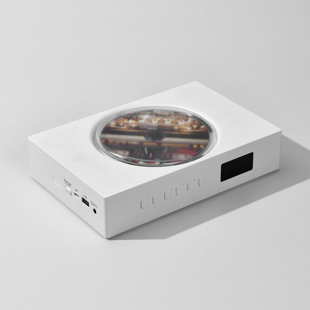 Opciones de reproducción versátiles y Durabilidad se Combinan en un Reproductor de CD portátil. Reproductores de CD para el hogar. Reproductor de
