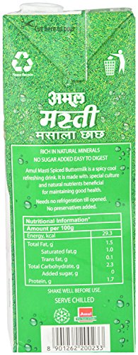 Image of Amul Butter Milk Spiced Tetra Pack, 1 Litre