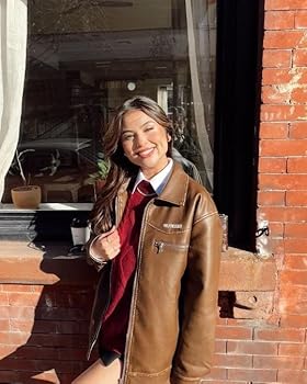 Aelfric Eden Leather Jacket Faux Vintage Oversized Motorcycle Aelfric Eden Leather Jacket Faux Vintage Oversized Motorcycle