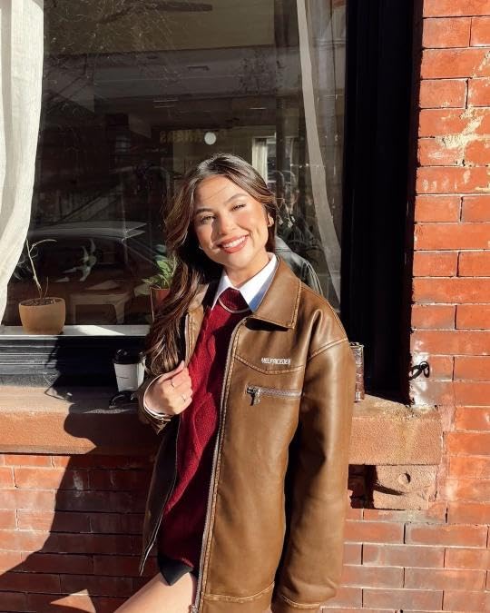 Aelfric Eden Leather Jacket Faux Vintage Oversized Motorcycle Jackets Zip Up Moto Jacket Fashion Trendy Outfits Unisex4