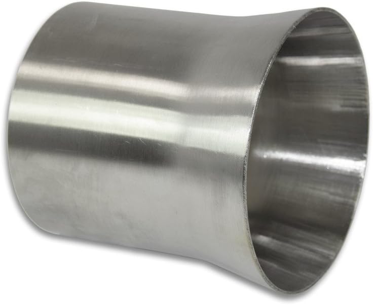 Stainless Headers Mfg. 3.5” to 4” Stainless Exhaust Header Transition Muffler Adaptor - American Made