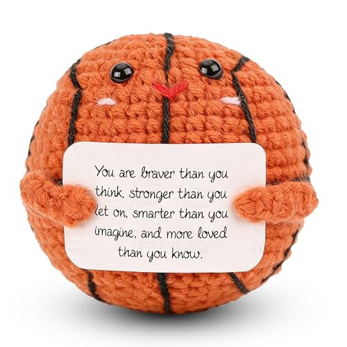 MLZTINGR Pocket Hug Basketball Glücksbringer Geschenke | Lustiges Geschenk für Männer, Frauen, Basketball-Fans zu Weihnachten | Einzigartige und emotionale Unterstützung Basketball-Geschenke