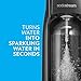 SodaStream Fountain Jet Sparkling Water Maker, Kit w/60l Cylinder, Black