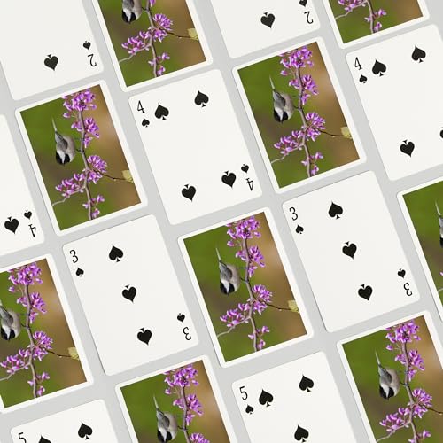 Baraja Póker Black-Capped Chickadee, 52 Cartas miniatura 4