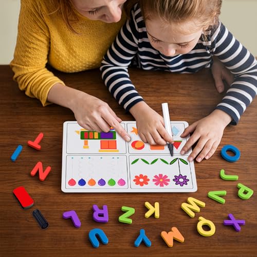 Image of Play Panda Learn to Write Capital Letter Magnetic Learning Board Game for Kids