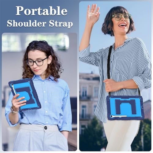 Coque Galaxy Tab S9 FE avec dragonne pour usage nomade