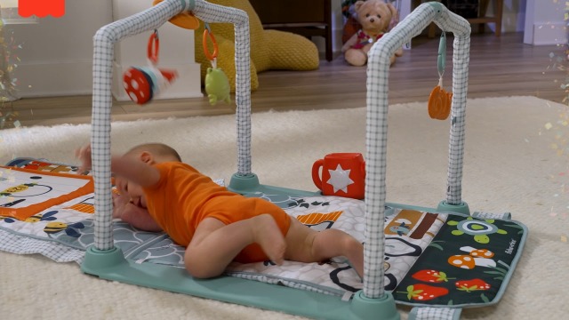 Recién Nacidos Gimnasio Sensorial Llama Fisher Price Juguete Para