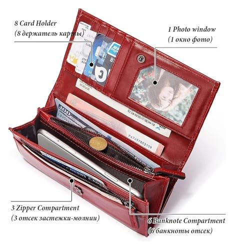 Card Bag,wallet, Card Bag,Female Wallet Coin Purse Leather Women Wallet Small Zipper Purse Clamp Phone Card Holder Passport Holder(Blue)4