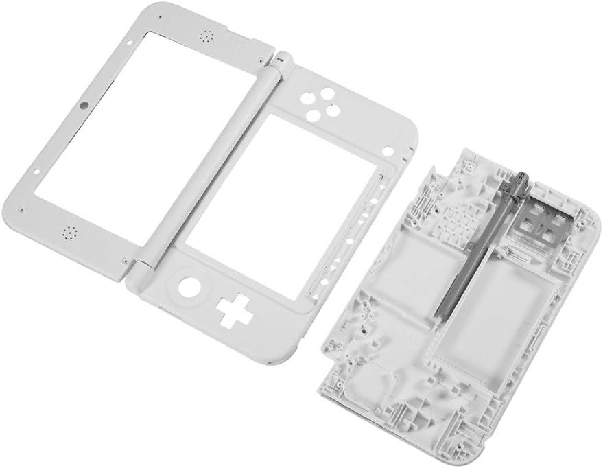 Gedourain for 3dsll Case, Replecement Case for Nintendo 3ds Ll Long-term Durability Simple Design Compact for 3DS XL Systems.(White)