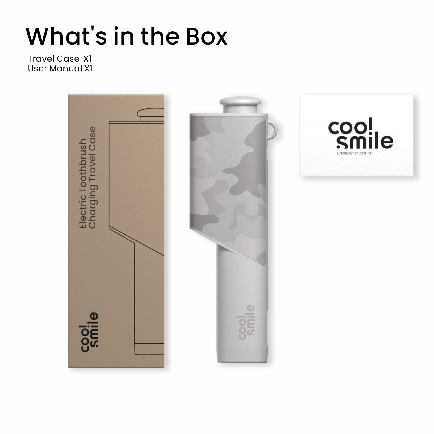 CoolSmile Etui na szczoteczki do zębów kompatybilne z elektryczną szczoteczką do zębów Oral B, niebieskie