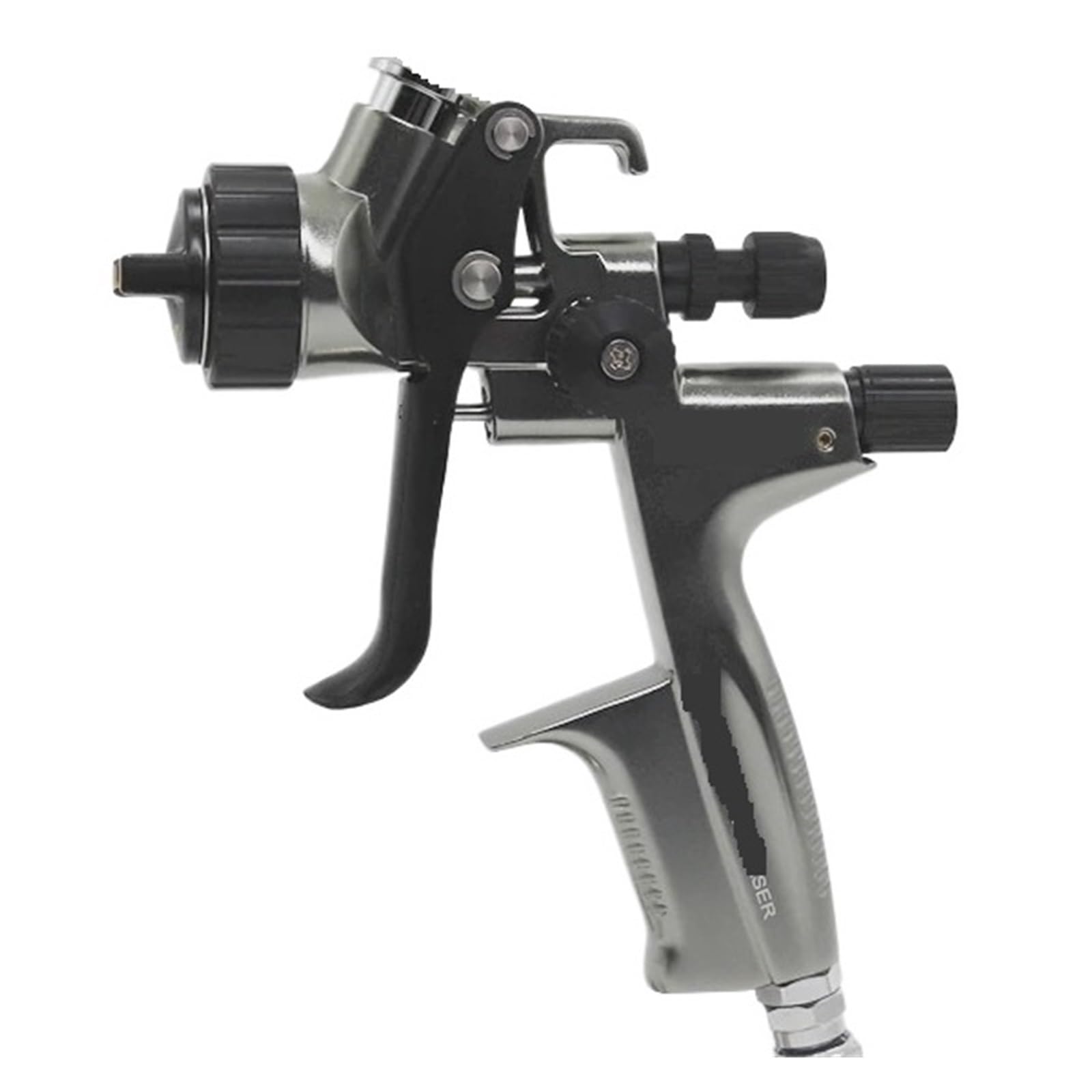 1.3/1.4mm Pistolet Natryskowy 4000B Do Malowania Farbą W Sprayu Pistolety Natryskowego Airbrush Aerograf Samochodowy Naprawa Pistoletu Wysoka Precyzja Atomizacji(Grey 1.4)