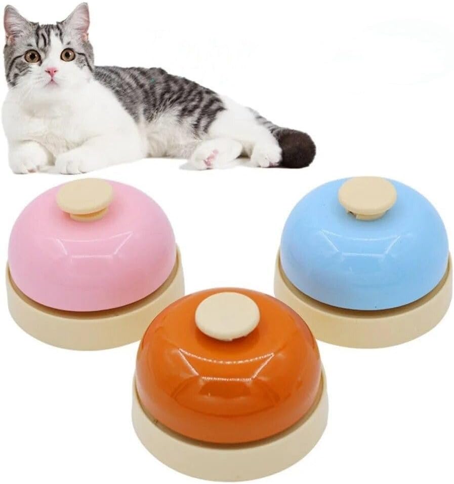 Bar Counter Ringtone,Guest Doorbell, Restaurant, Dining Room, Metal Table Chime, Manual Push Bell (Pink)