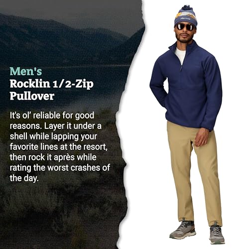 Image of MARMOT Men's Rocklin 1 /2 Zip, Lightweight Fleece Pullover Jacket