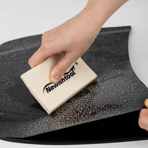 Image of NEWISHTOOL Wool Felt Squeegee for Window Tinting, 2 Sizes Shrink Wool Squeegee, Scratch-Free Soft Window Tint Applicator