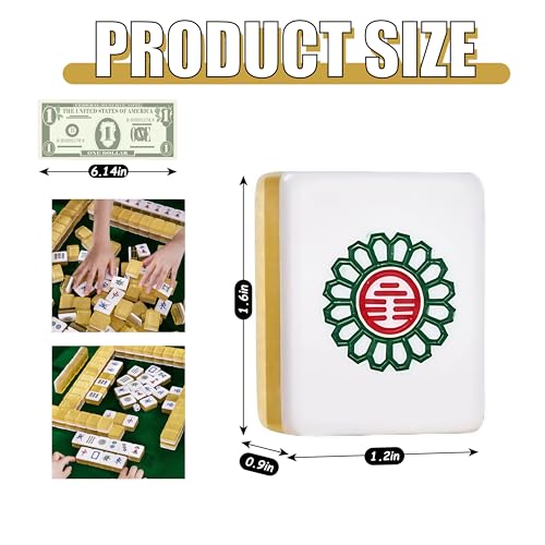 FENGSHUI-CAISHEN Top Mahjong Tile Set miniatura 6