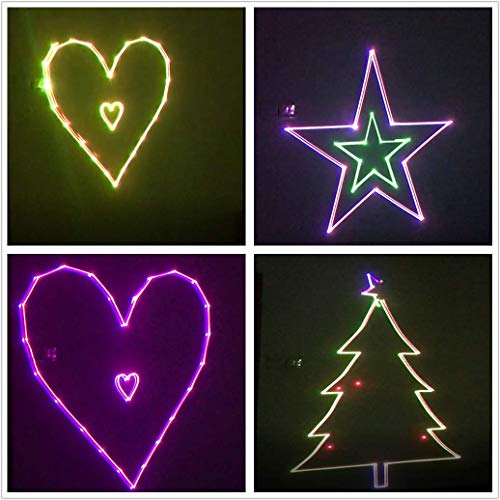 Sharelife Mini Dmx512 Rgb Led Stage Lighting Animation Dj Disco Scanner Projector Light Effect Sound Activated For Festival Bar Club Party Show F6A #TOP3