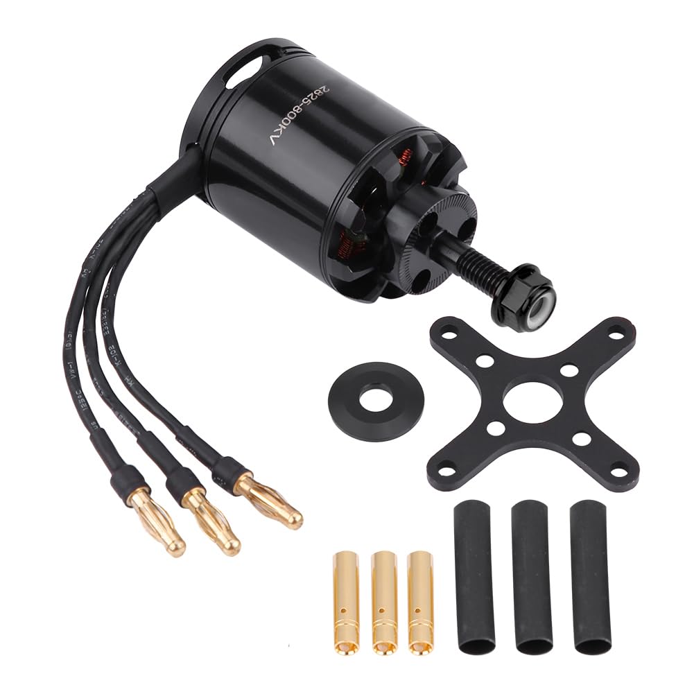 Karlak Motore Brushless Telecomandato 850KV Parte di Aereo RC Ad Alta Potenza per Hobbisti Alluminio 1 unità (800KV inverso)