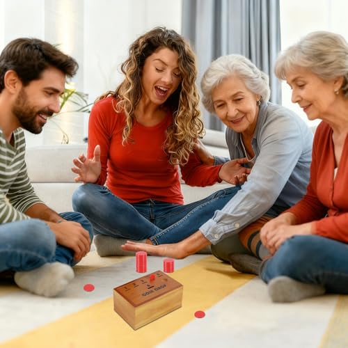 Juegoal Coin Drop juego de mesa de dados y fichas miniatura 4