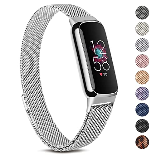 Oumida Armband Kompatibel mit Fitbit Luxe Armband für Damen Herren,...