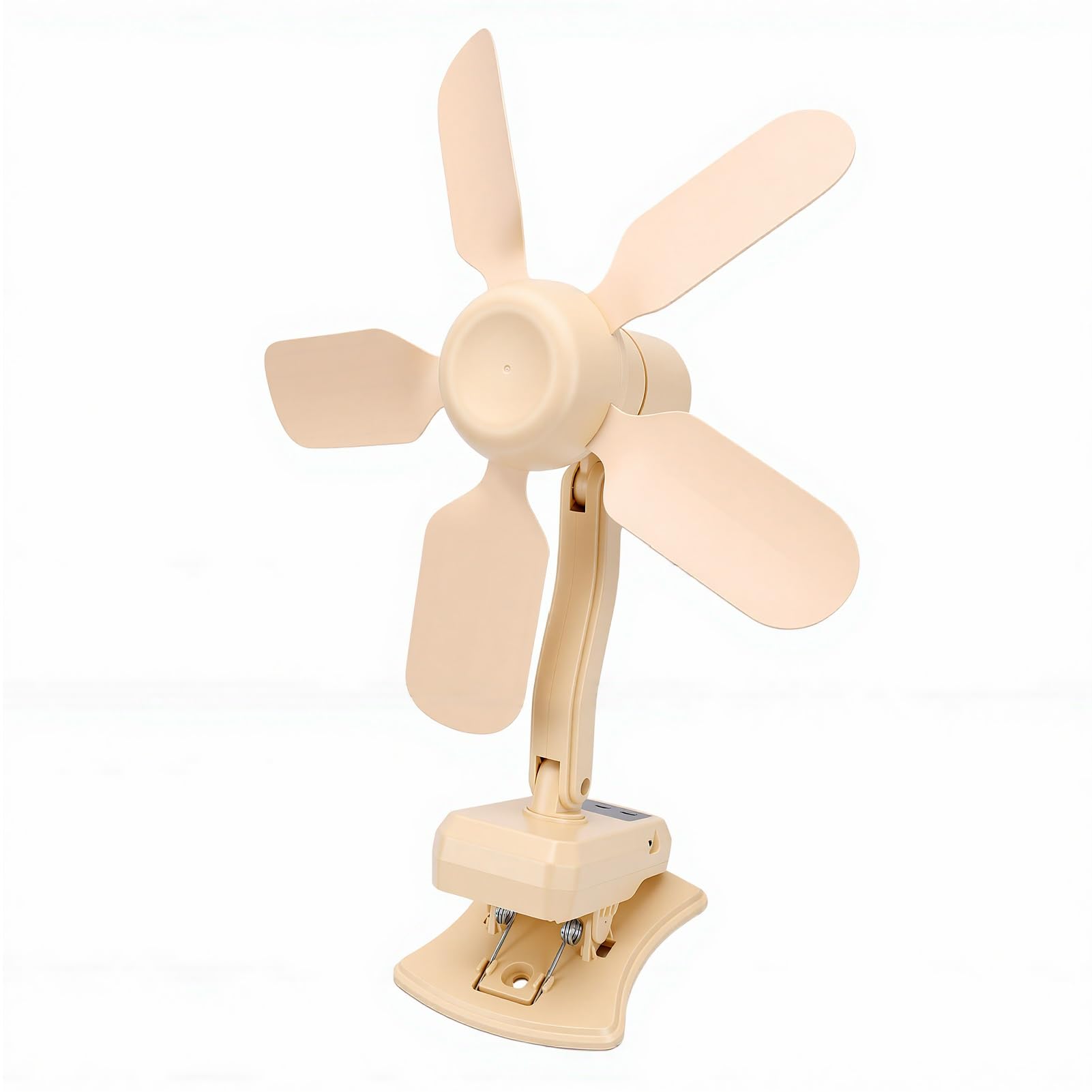 Ventola con Clip, Ventola con Clip Oscillante Ricaricabile Tramite USB con a 3 velocità, Telecomando, Ventilatori Personali da Scrivania con per Montaggio a Parete