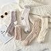 Tavaleu Fuzzy Socks for Women, Fluffy Socks Women, Winter Cozy Sock, Warm Slipper Home Sleeping Sock for Womens