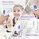 CEM DT-8806H Thermometer für Kinder und Erwachsene, Berührungsloser Infrarot-Forehead-Thermometer mit sofort genauen Messwerten, große LED-Anzeige mit sanfter Vibration-Alarm, Lila