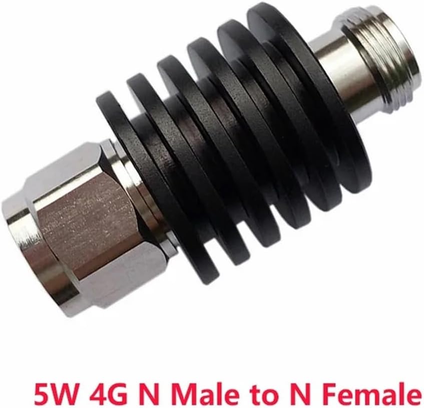 Coaxial Attenuation Frequency DC-3GHz 4GHz 5W N JK Coaxial Fixed RF Attenuator 1-40DB Fixed RF Accessories(N M to N F 5W 4GHz,3DB)