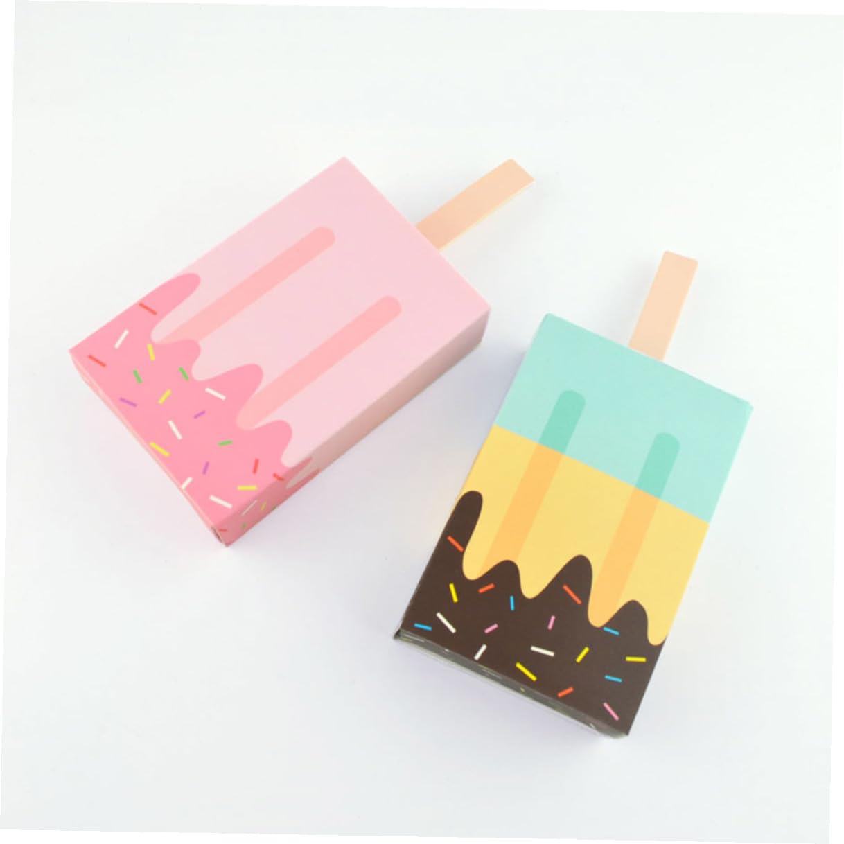 Scatole Regalo Scatole Dolci in Carta 100 Pezzi Forma Gelato Blu e Rosa Confezioni Regalo Originali per Feste Compleanno