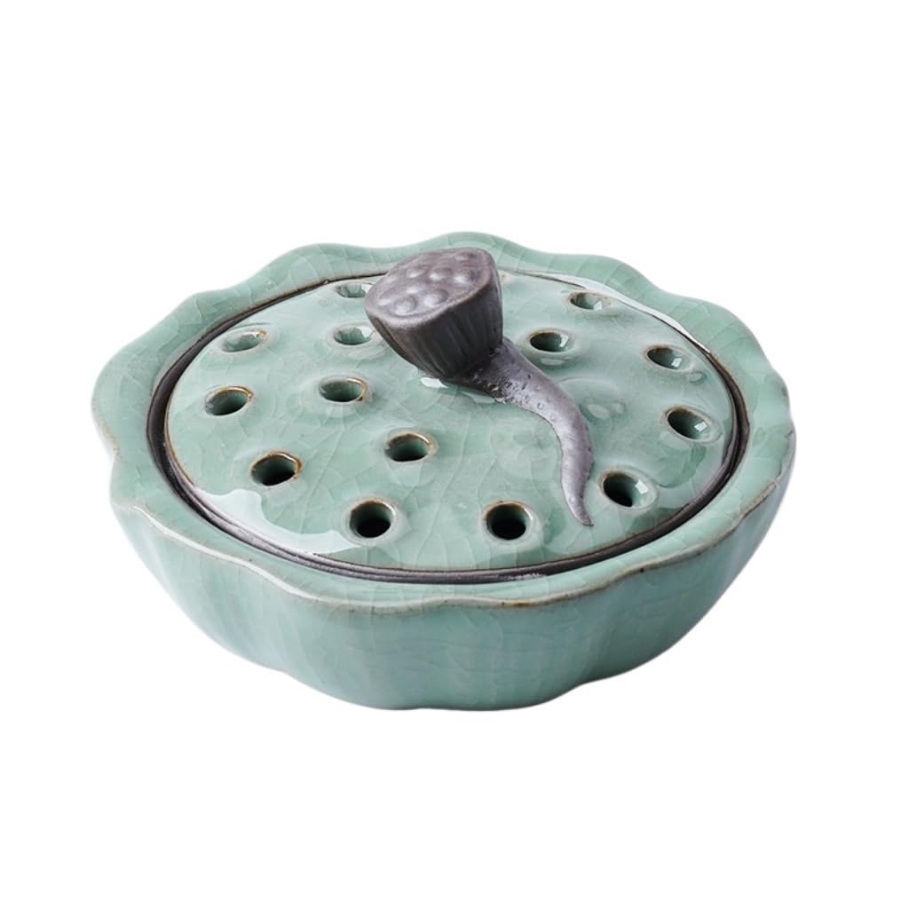 Basxdrfxz A Incense Holder Base Lotus Disc Incense Burner Ceramic Garwood Living Room Table Decoration