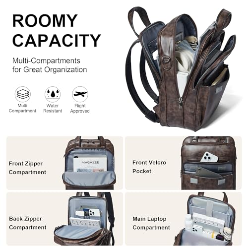 Mochila para portátil vegana Shrrie unisex 15.6 pulgadas miniatura 3