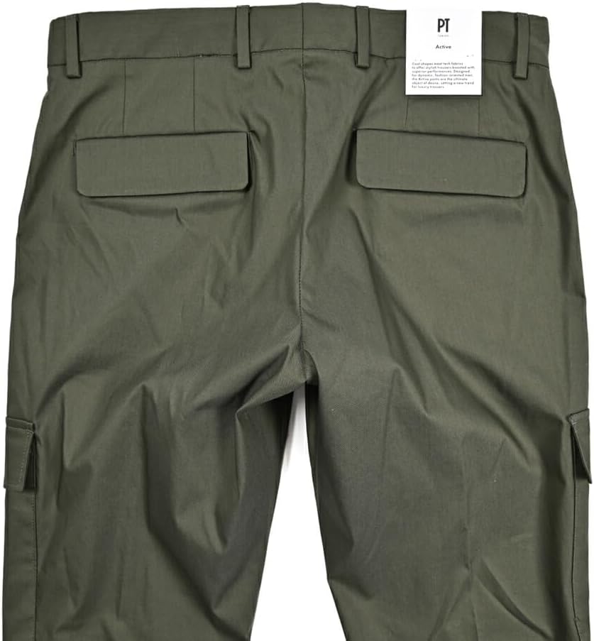 ★入手困難★【PT TORINO(ピーティートリノ)】[ピーティートリノ] ACTIVE LAMDA スラックス ノータック ストレッチ カーゴ パンツ 春夏 秋 3シーズン メンズ コ