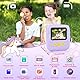 Dhapy sofortbildkamera Kinder, 48MP Kinderkamera Sofortbildkamera mit Druckpapier & 32 G TF Karte, 1080P Digitalkamera Kinder, Geschenke für Jungen und Mädchen 3-12 Jahre-Pink (Lila)