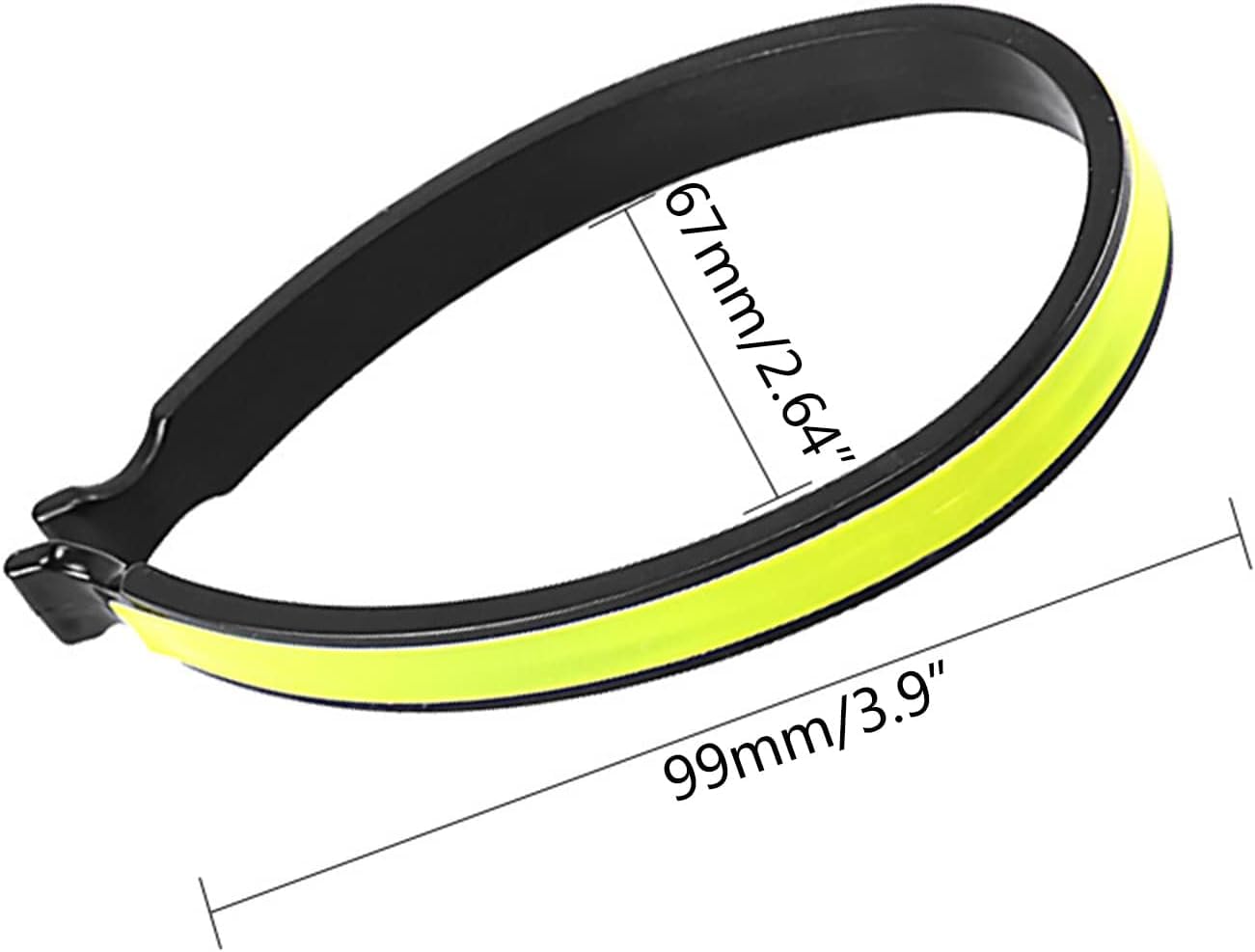 3Pcs Cycling Trouser Clip Cycling Ankle Safety Band Reflective Bicycles Clip Pant Leg Cuff Clip Bikes Cycling Equipment Cycling Trouser Wrap Clip Reflective Gear Accessories Outdoor Recreation