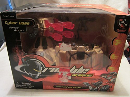 Rumble Wars CYBER BASE Force Rock w/4 Cyber Troopers