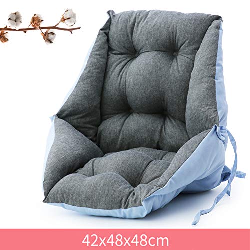 LJ&XJ Doble-a Engrosamiento Cojín De Asiento, Siamés Cómodo Tatami Futón De Mate Duradero Almohadillas para Sillas Oficina Patio-c 42x48x48cm(17x19x19)