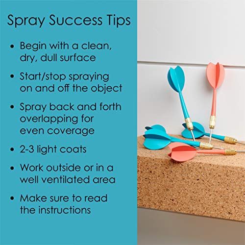 Image of Krylon K02741007 Fusion All-In-One Spray Paint for Indoor /Outdoor Use, Satin Lagoon Blue, 12 Ounce (Pack of 3)