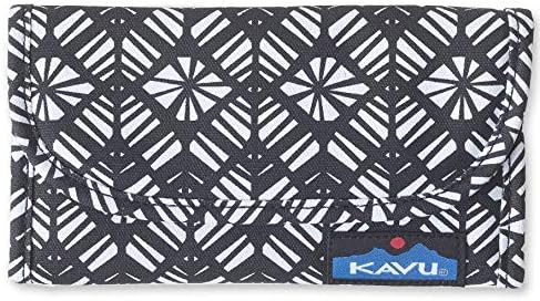 KAVU Zippy Wallet Bi Fold Zip Clutch With Removable Coin Pouch - Static Rhombus