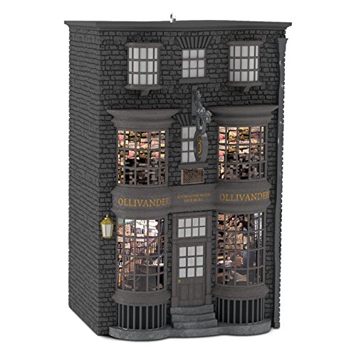 Hallmark Harry Potter Christmas Ornament Ollivanders Wand Shop Keepsake Ornament
