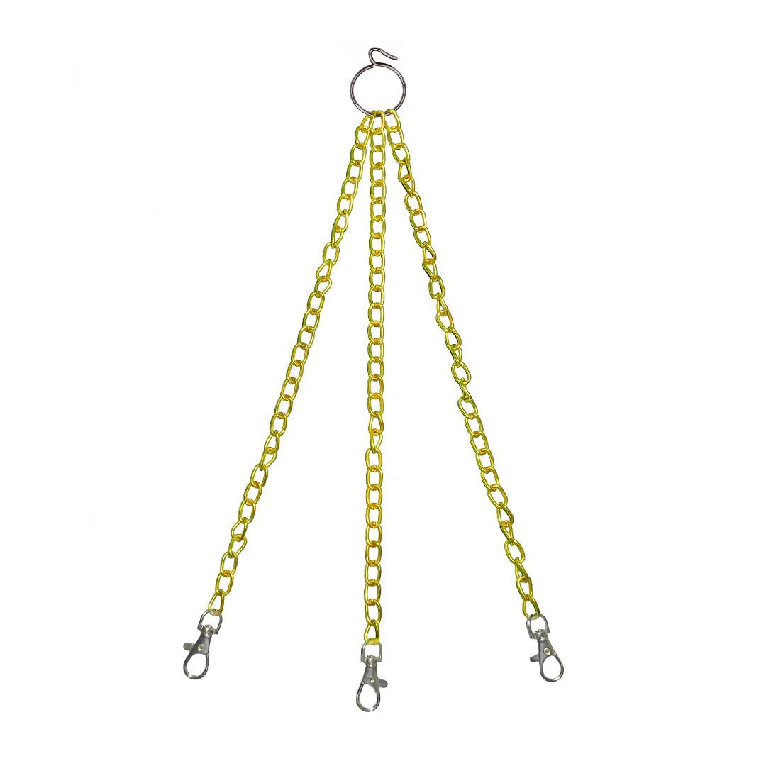 Heavy Duty Golden Metal Lamp/Pot Hanging Chain Swing Set-image-44