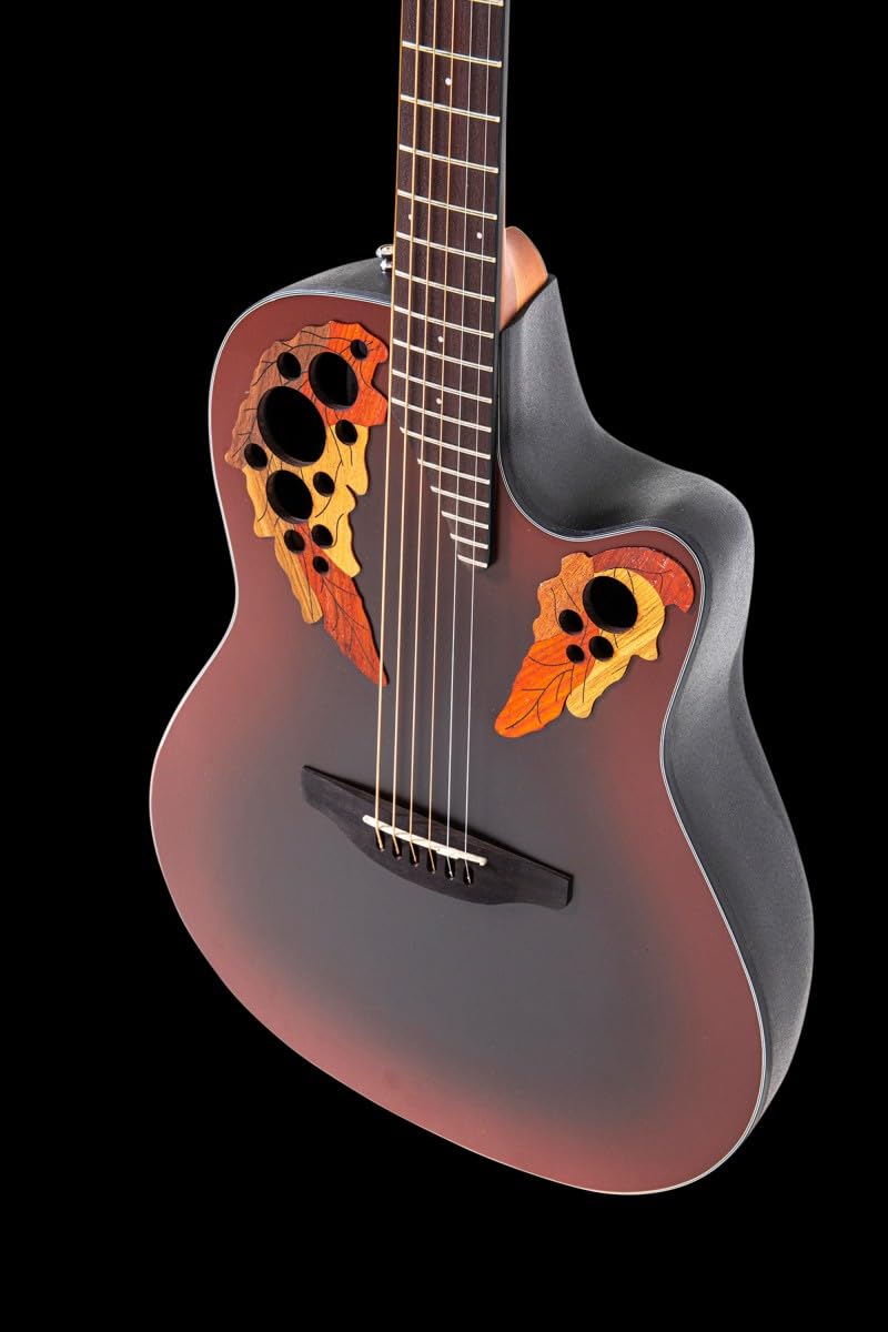 Amazon.com: Ovation Celebrity Elite CE44-RRB Mid-depth